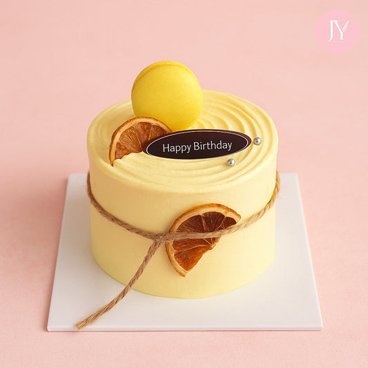 Mango Cream (4") Birthday Cake