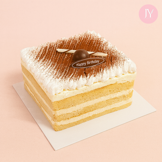 Tiramisu (6") Birthday Cake [Alcohol-free]